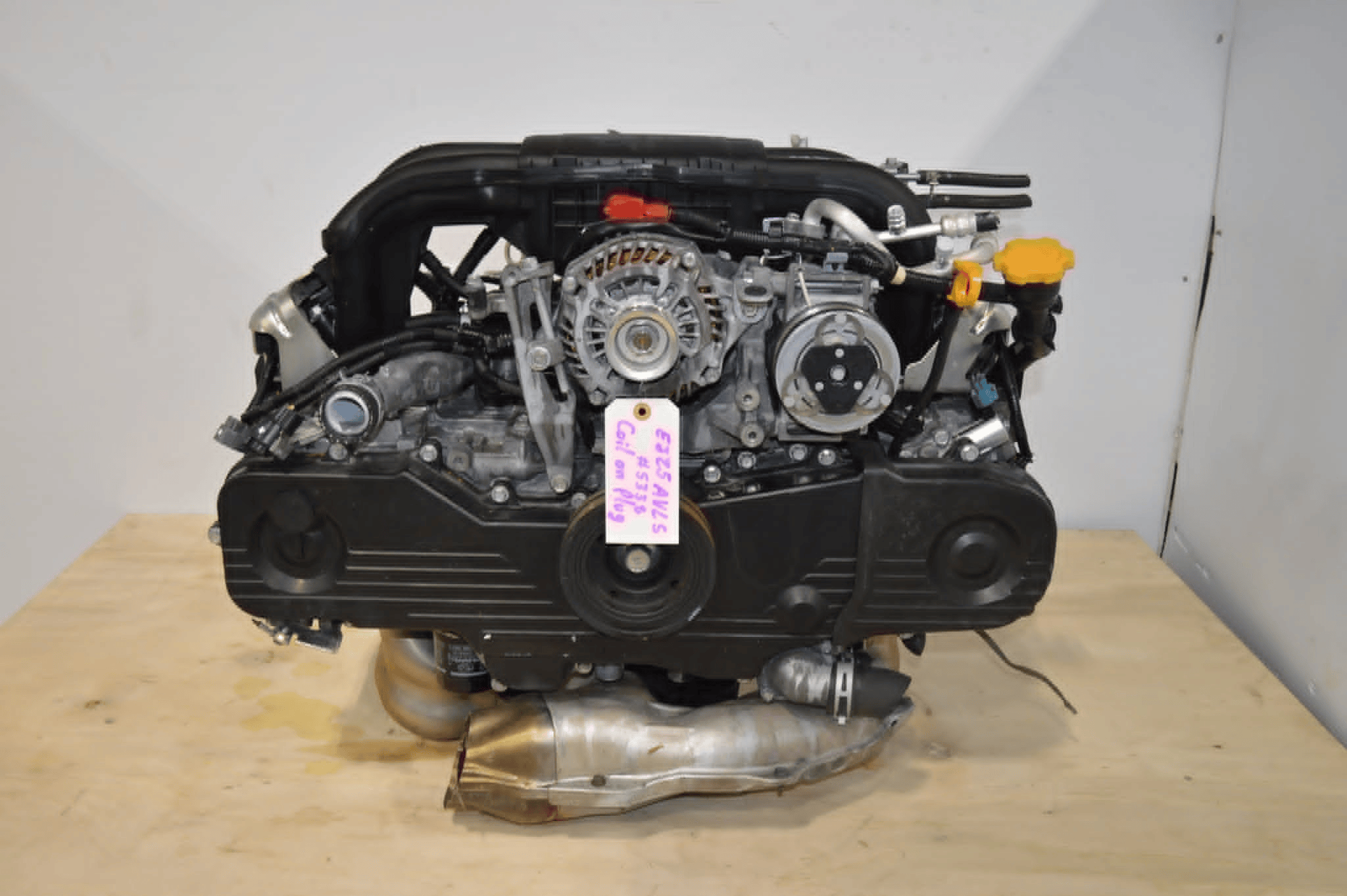 2006 - 2010 SUBARU FORESTER EJ25 AVLS 2.5L 4 CYL (PLASTIC INTAKE, COIL-ON-PLUG) JDM IMPORTED ENGINE - photo 3