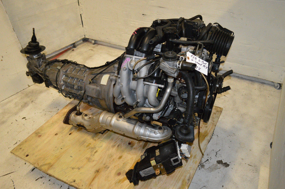 2004 – 2008 MAZDA RX-8 13B 6-PORT ROTARY ENGINE + 6 SPEED MANUAL TRANSMISSION (ECU INCLUDED) – JDM IMPORTED COMPLETE ROTARY SWAP KIT