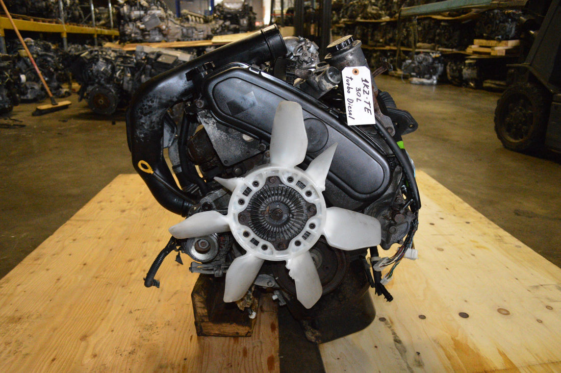 JDM TOYOTA 1KZ-TE 3.0L TURBO DIESEL MOTOR WITH 4X4 MANUAL TRANSMISSION, ECU.