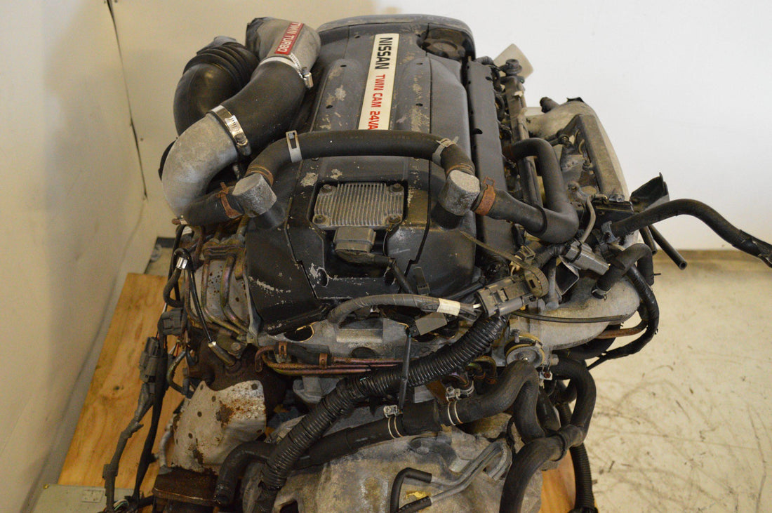 JDM NISSAN RB26DETT R32 SKYLINE TWIN TURBO ENGINE 5-SP MANUAL AWD TRANS, WIRING, ECU
