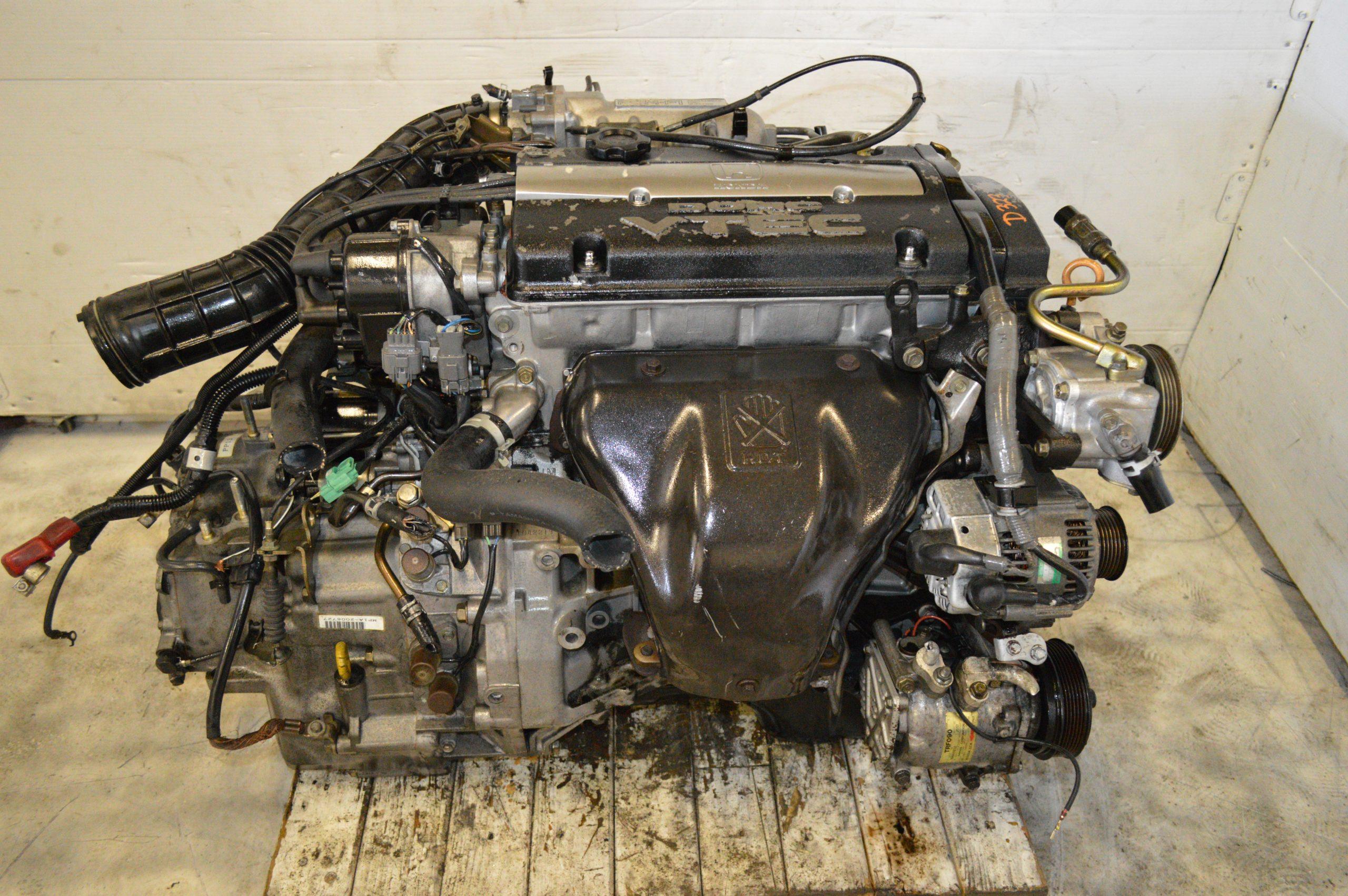 1992-1996 HONDA PRELUDE H22A OBD1 BLACK TOP WITH 5-SP MANUAL TRANS WIRE ECU JDM.