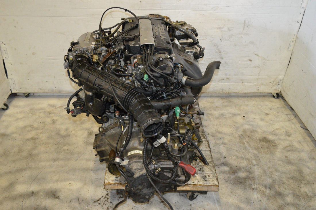 1992-1996 HONDA PRELUDE H22A OBD1 BLACK TOP WITH 5-SP MANUAL TRANS WIRE ECU JDM.