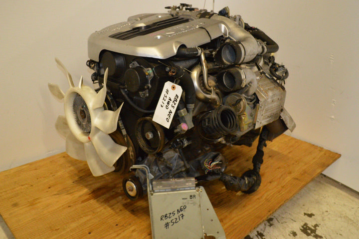 NISSAN SKYLINE R34 RB25DET NEO AWD TURBO ENGINE JDM RB25 2.5L MOTOR WIRING ECU.