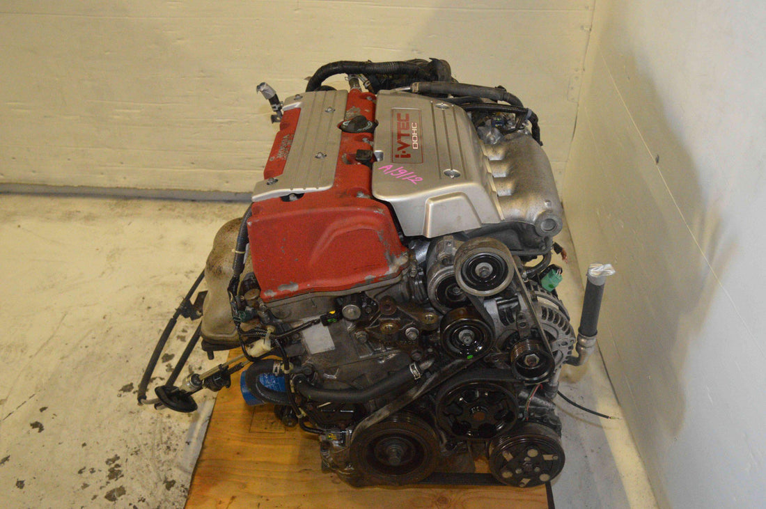 JDM HONDA ACCORD CL7 K20A EURO R ENGINE WITH 6-SP MANUAL TRANSMISSION.