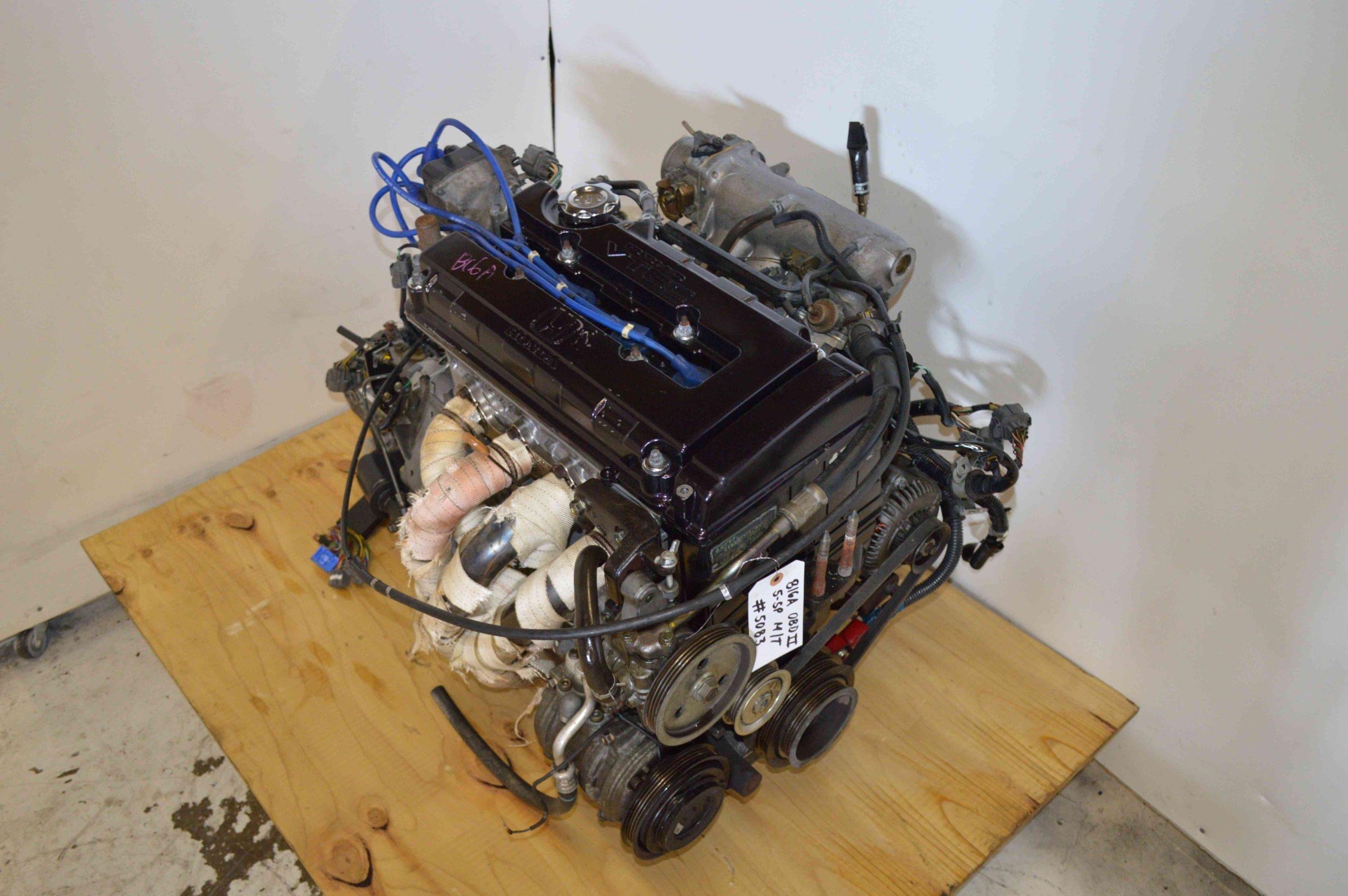1996-2000 HONDA CIVIC SIR 1.6L ENGINE B16A OBDII V-TEC MOTOR WITH 5-SP LSD MANUAL TRANSMISSION.