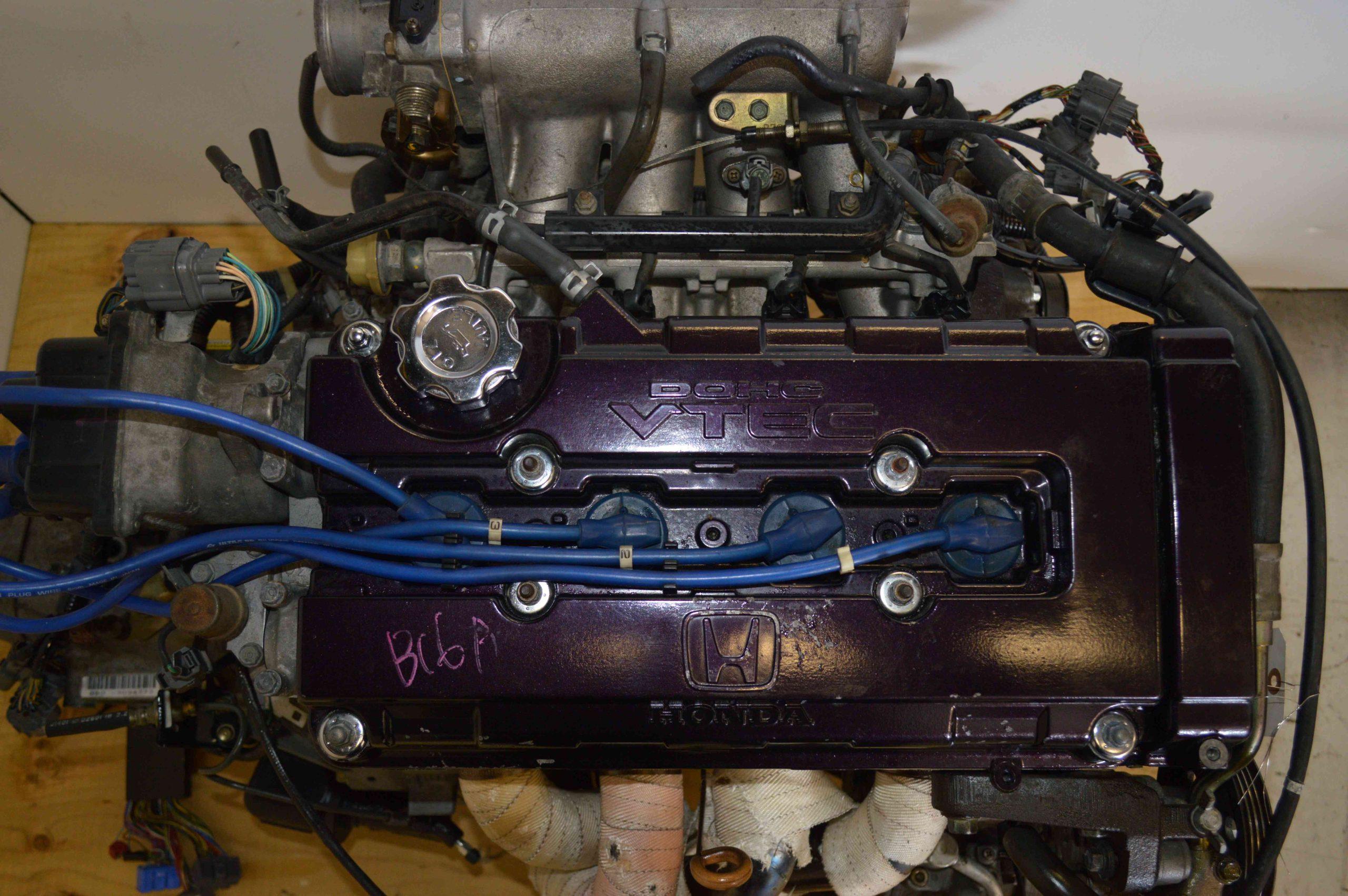 1996-2000 HONDA CIVIC SIR 1.6L ENGINE B16A OBDII V-TEC MOTOR WITH 5-SP LSD MANUAL TRANSMISSION.