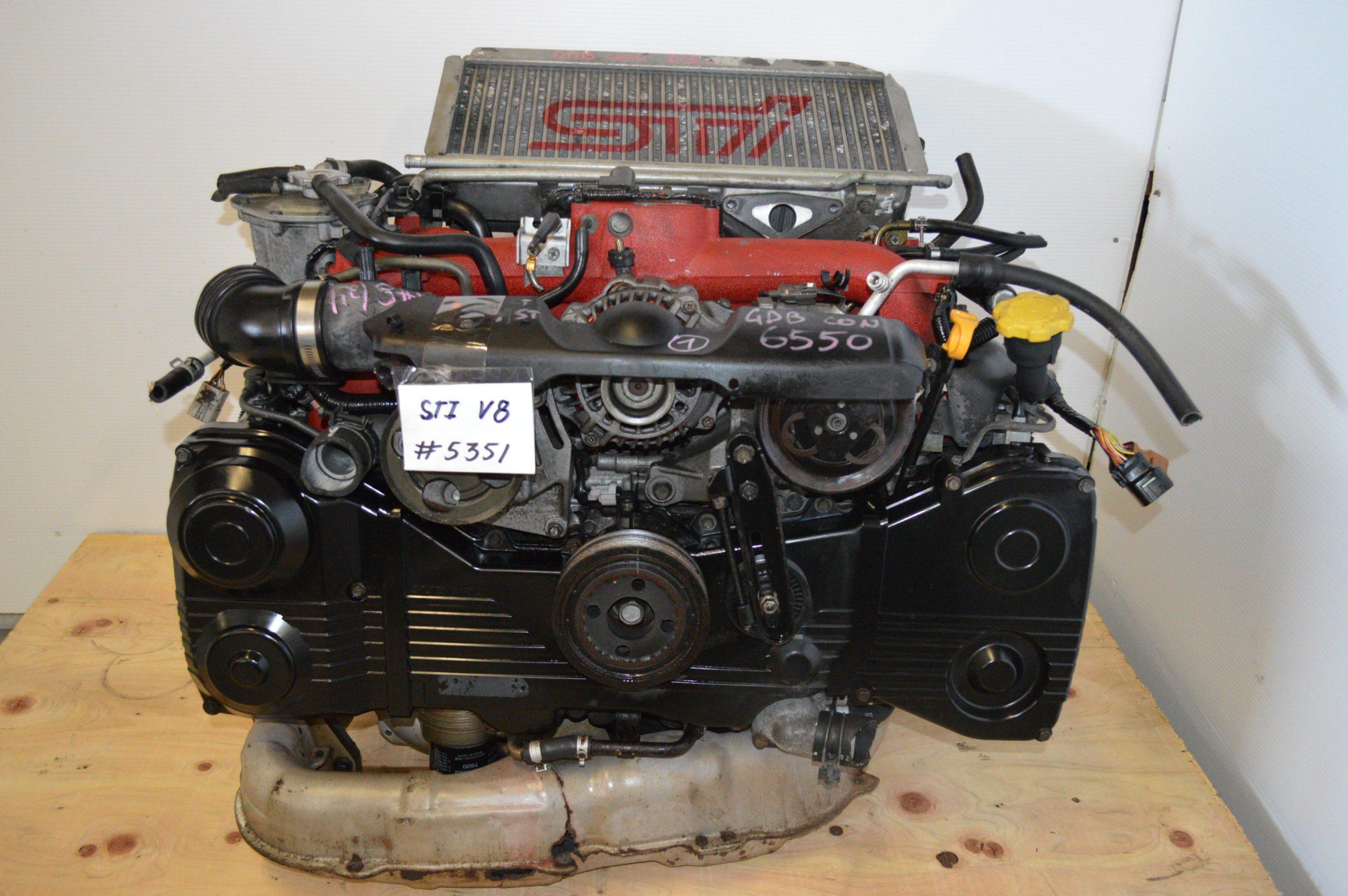JDM 2004-2005 SUBARU IMPREZA WRX STI ENGINE VERSION 8 DOHC AVCS EJ207 GDB TURBO MOTOR JDM.