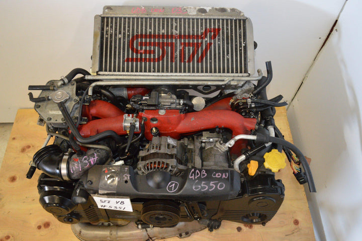 JDM 2004-2005 SUBARU IMPREZA WRX STI ENGINE VERSION 8 DOHC AVCS EJ207 GDB TURBO MOTOR JDM.