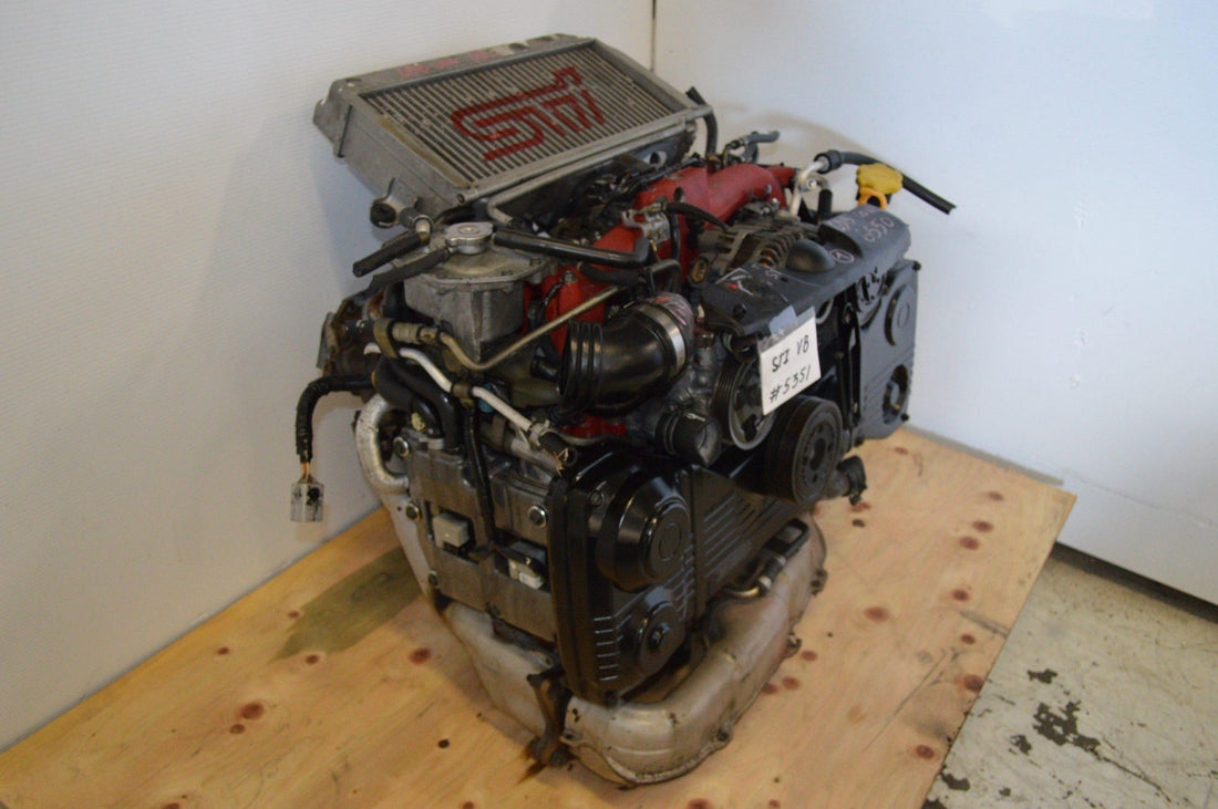 JDM 2004-2005 SUBARU IMPREZA WRX STI ENGINE VERSION 8 DOHC AVCS EJ207 GDB TURBO MOTOR JDM.