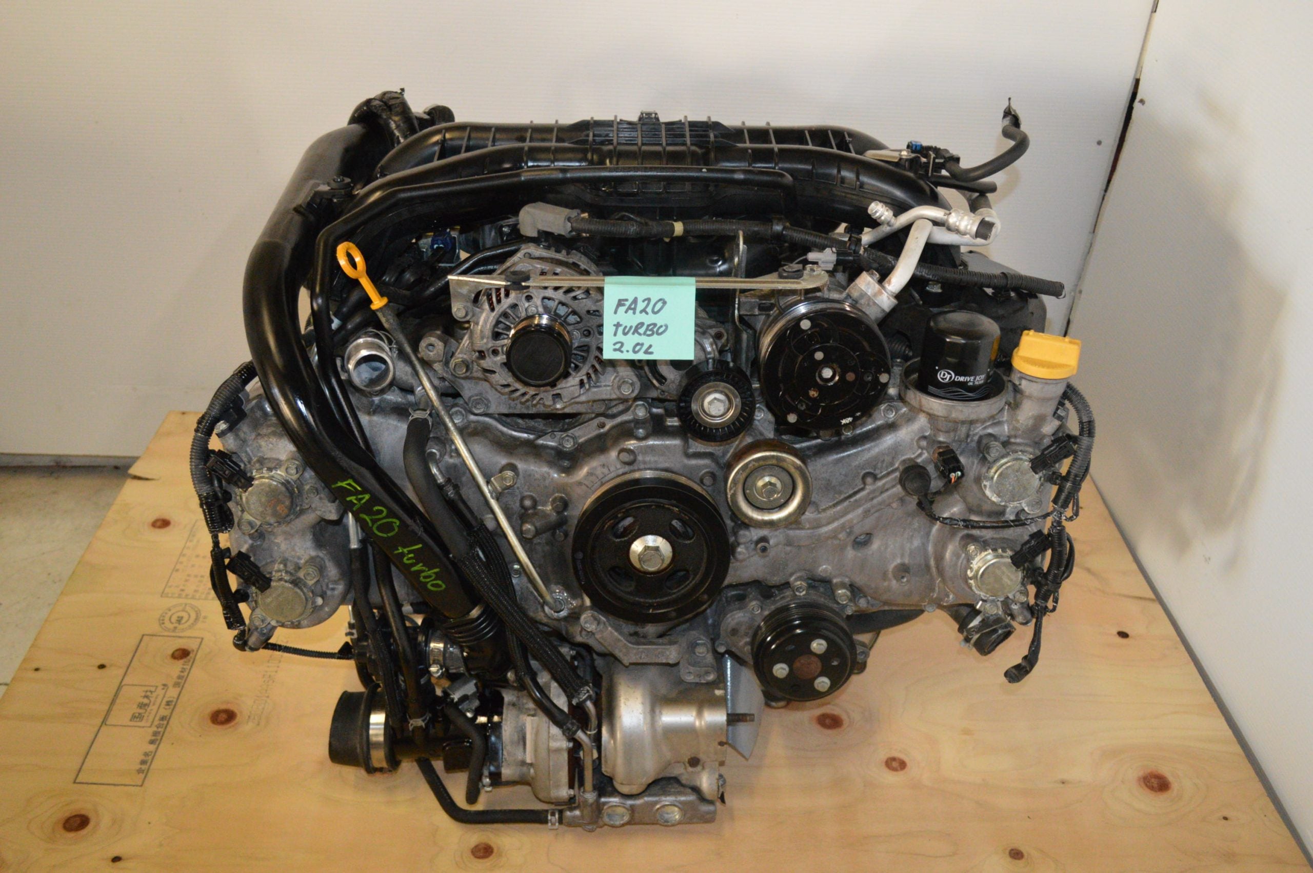 2015 – 2019 SUBARU WRX 2.0L TURBO MOTOR JDM FA20DIT DOHC ENGINE.