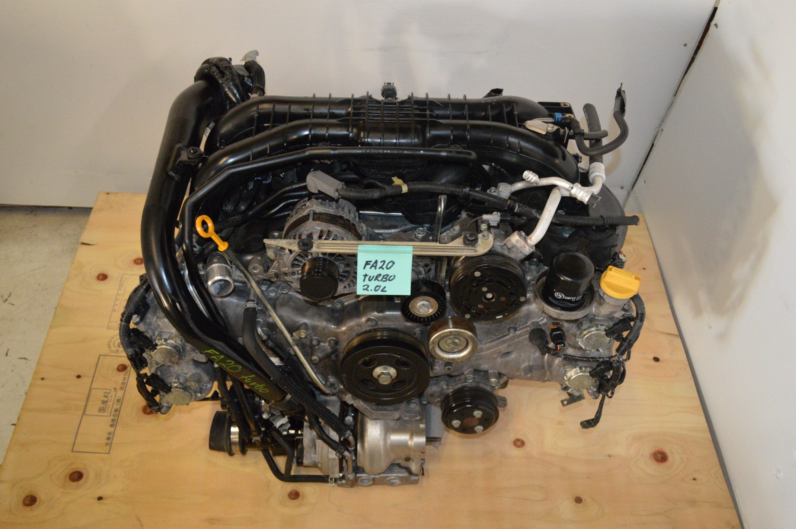 2015 – 2019 SUBARU WRX 2.0L TURBO MOTOR JDM FA20DIT DOHC ENGINE.