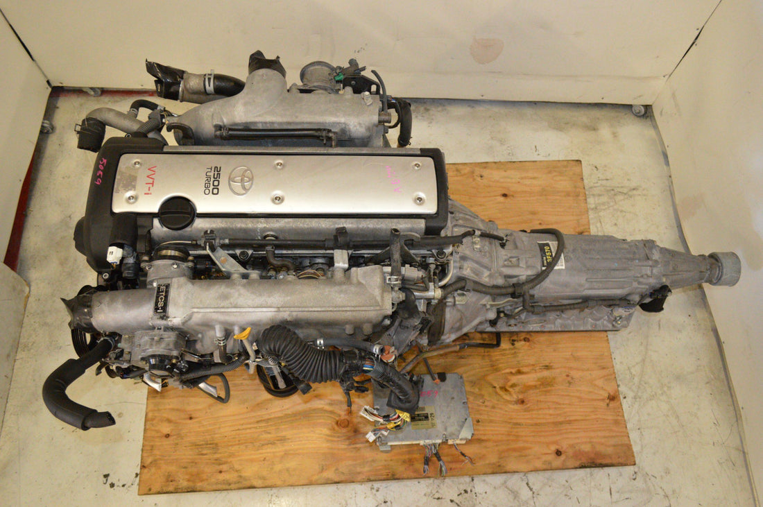 1JZ-GTE VVTI 2.5L MOTOR WITH AUTO TRANSMISSION JDM FRONT SUMP.