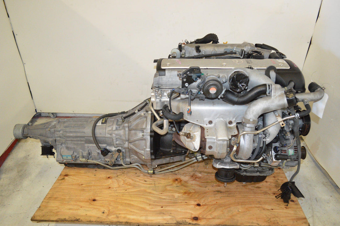1JZ-GTE VVTI 2.5L MOTOR WITH AUTO TRANSMISSION JDM FRONT SUMP.