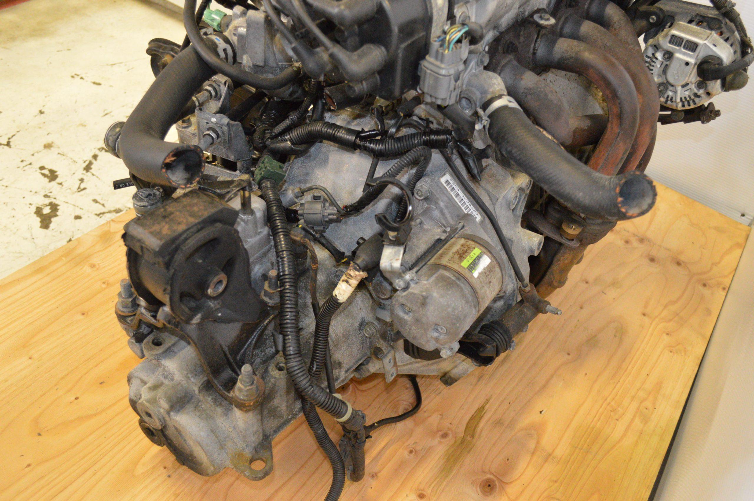 1992-1995 HONDA PRELUDE OBD1 H22A BLUE TOP ENGINE WITH 5-SP MANUAL TRANS ECU