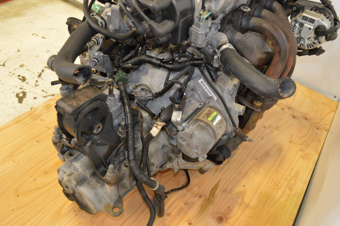 1992-1995 HONDA PRELUDE OBD1 H22A BLUE TOP ENGINE WITH 5-SP MANUAL TRANS ECU