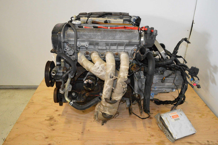 JDM TOYOTA COROLLA 4AGE ENGINE 1.6L TWIN CAM 20 VALVE WITH 5-SP MANUAL TRANS.