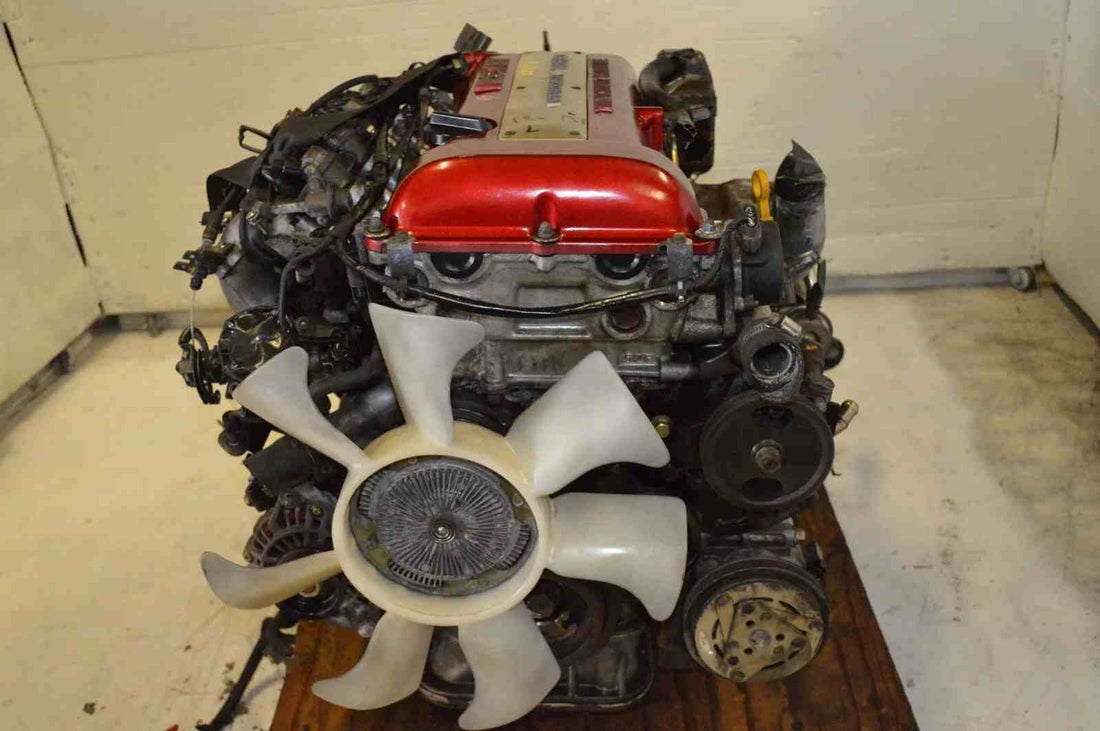 JDM NISSAN SILVIA SR20DET S13 2.0L RED TOP TURBO ENGINE 5 SPEED MANUAL TRANS ECU/MOTOR
